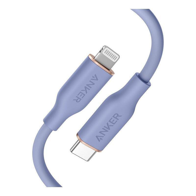 Anker PowerlLne III Flow USB-C with Lightning Connector 3ft Purple, , large image number 0