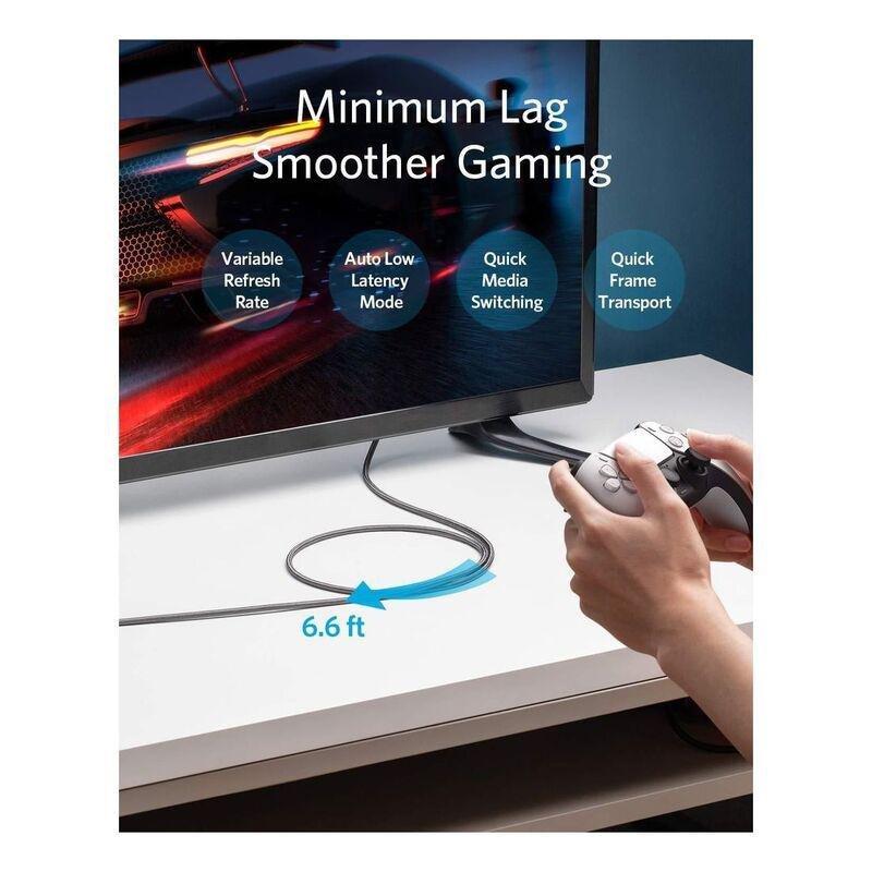 Anker Ultra High Speed HDMI Cable 6.6ft Black, , large image number 5
