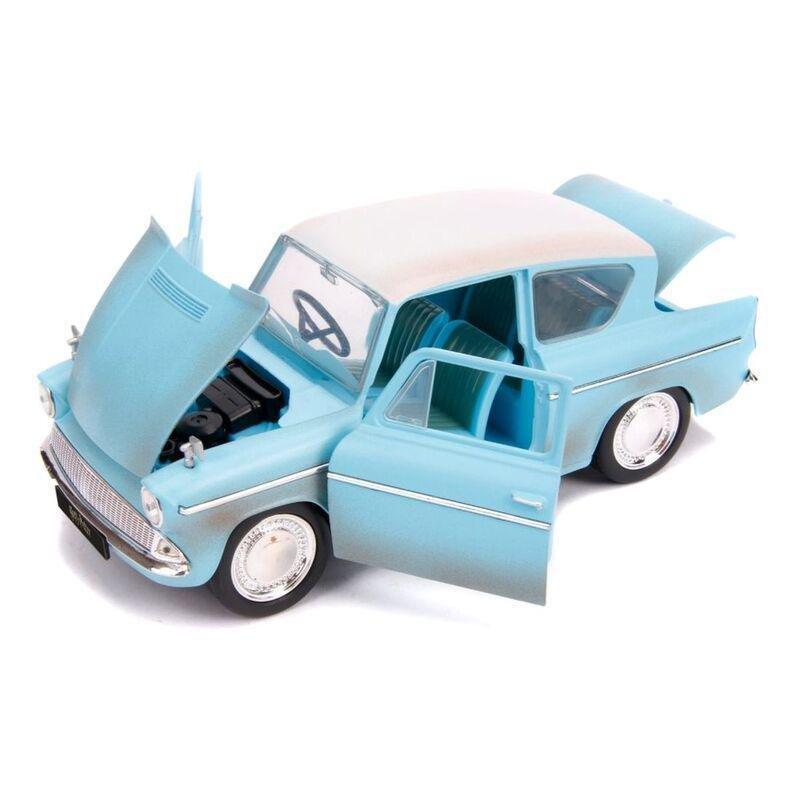 Jada Toys Hollywood Rides Harry Potter 1959 Ford Anglia & Harry Potter Diecast Model Car With Figure, , large image number 3