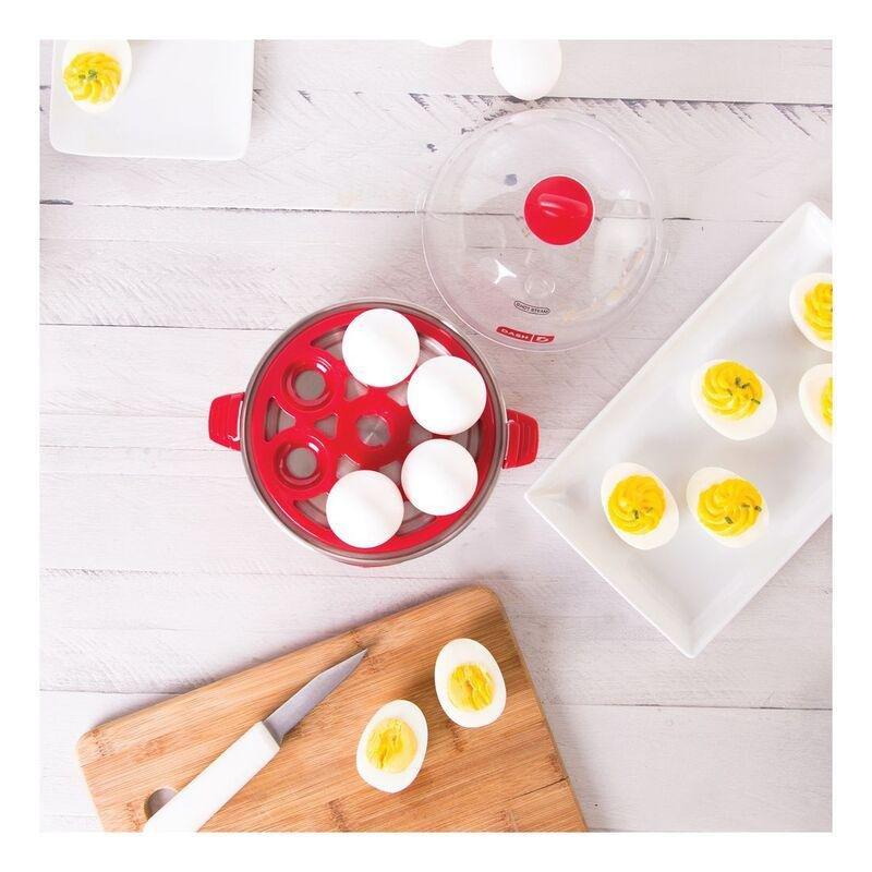 Dash Rapid Cooker Red (6 Eggs), , large image number 1