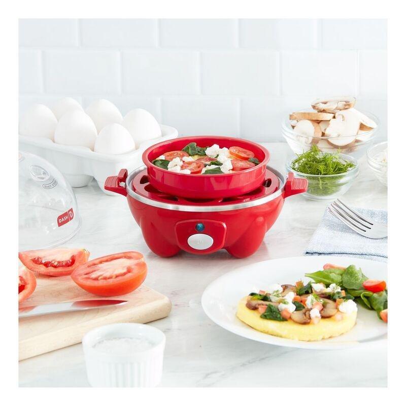 Dash Rapid Cooker Red (6 Eggs), , large image number 4