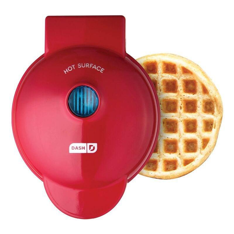 DASH - Dash Mini Waffle Maker Red