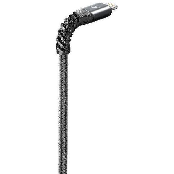 Cellular Line Extreme Kevlar Black Lightning Cable, , large image number 1