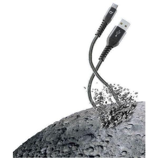 Cellular Line Extreme Kevlar Black Type-C Cable, , large image number 0
