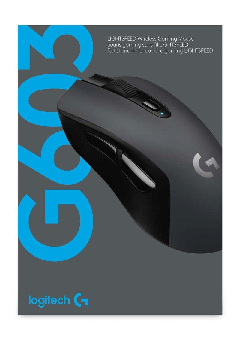 Logitech G 603 Lightspeed Wireless Gaming Mouse 2.4Ghz EWR2, , large image number 8