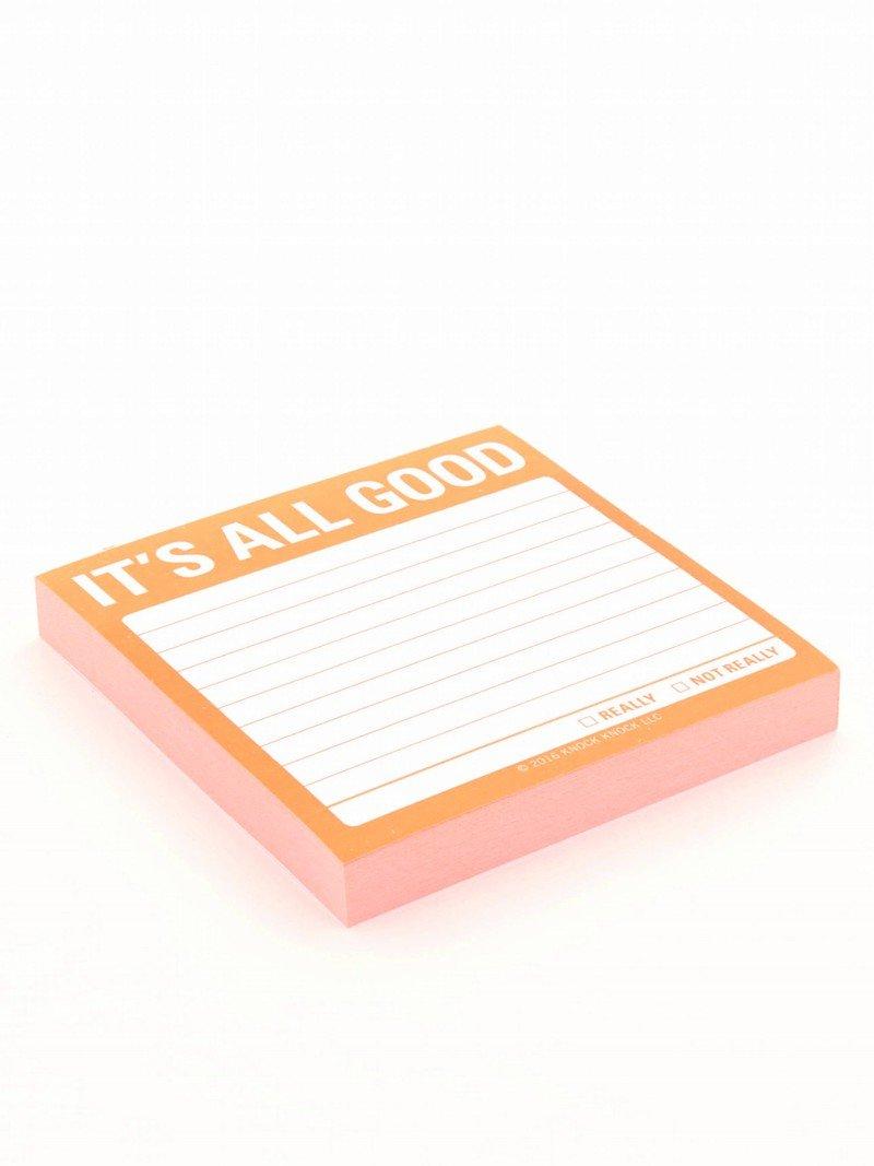 Knock Knock It's All Good Sticky Note, , large image number 1