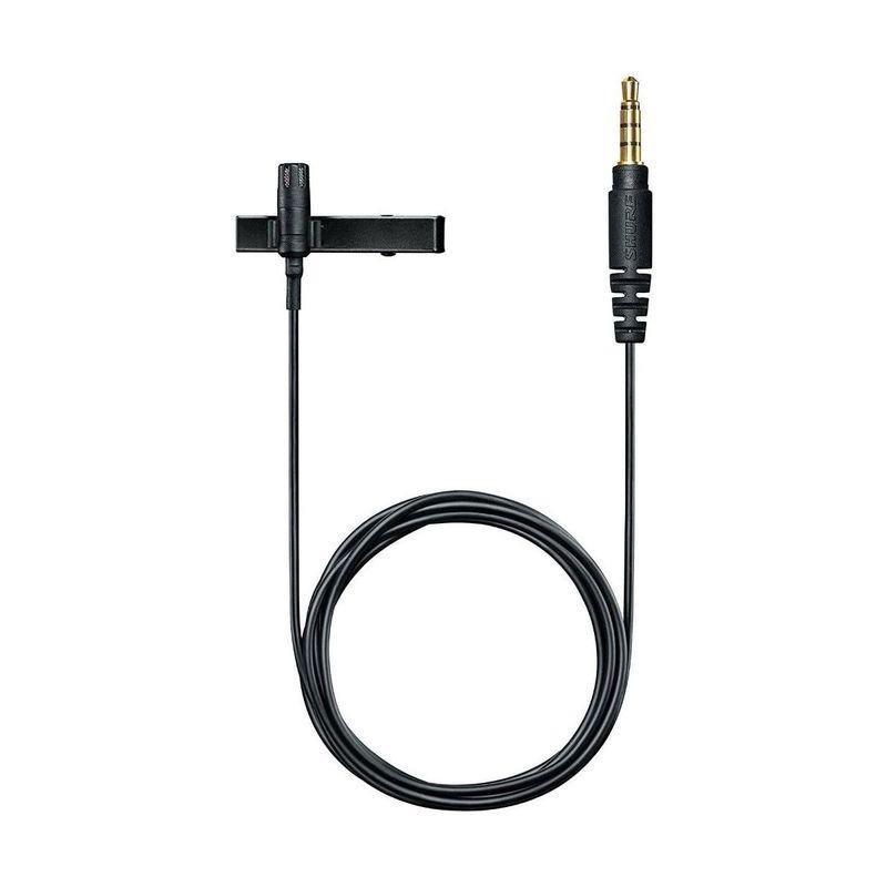 Shure MVL/A Condenser Lavalier Microphone (With 3.5 mm input jack), , large image number 1