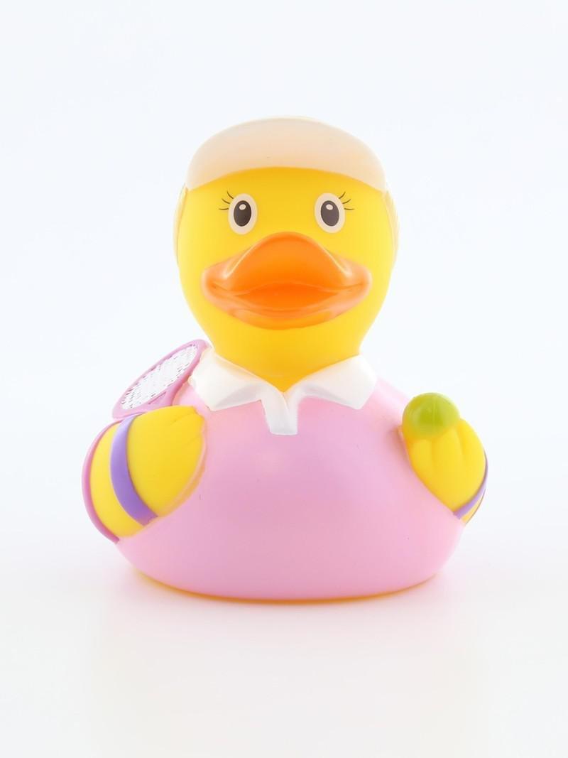 Lilalu Tennis Player Female Rubber Duck, , large image number 0