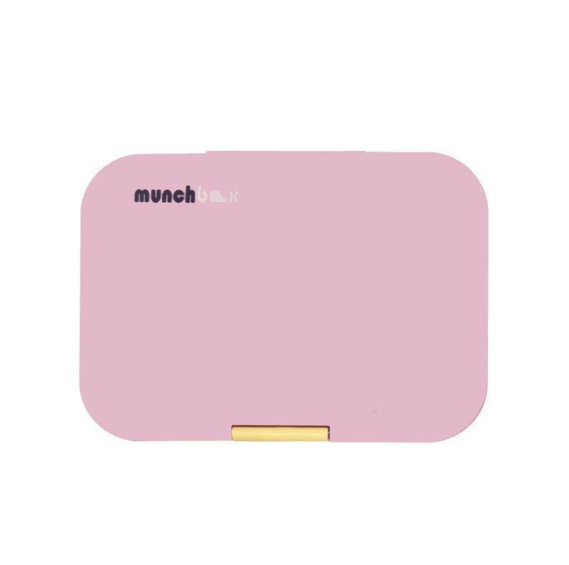 Munchbox Midi5 Pink Flamingo Lemon Latch Pink/Yellow Lunchbox, , large image number 0