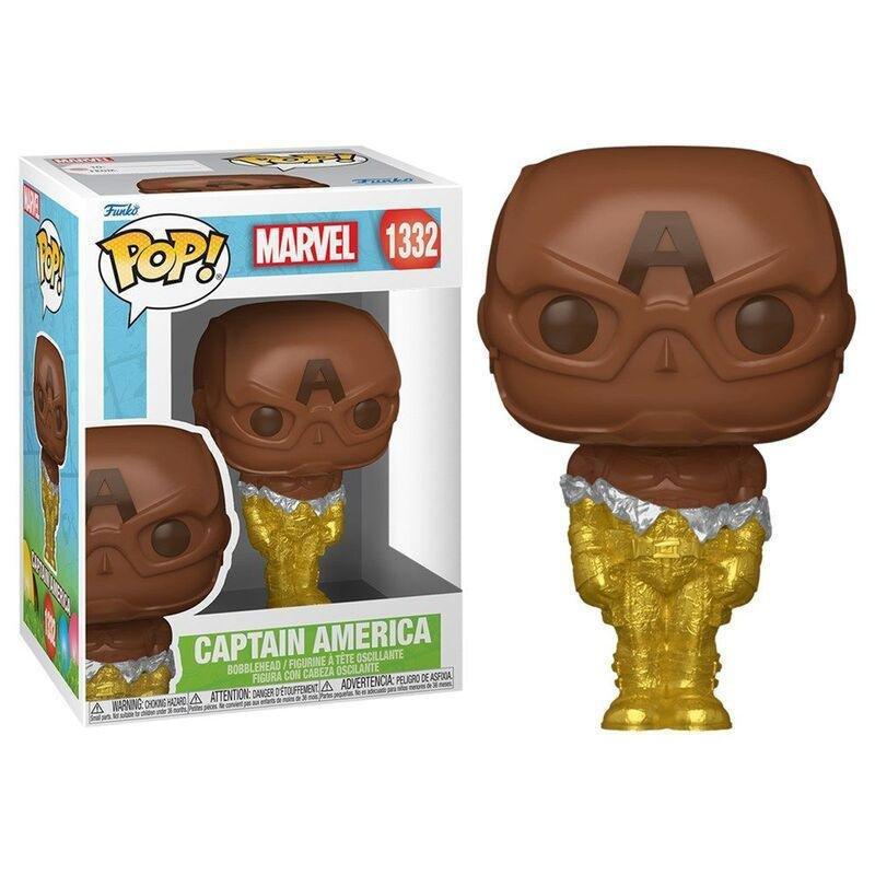 Funko Pop! Marvel Captain America Chocolate 3.75-Inch Vinyl Figure, , large image number 1