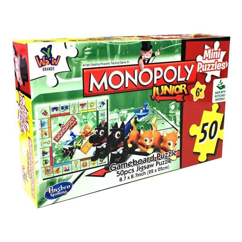 Ywow Games Monopoly Junior Mini Jigsaw Puzzle (50 Pieces), , medium
