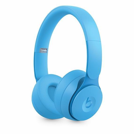 Beats Solo Pro Light Blue Wireless Noise-Cancelling On-Ear Headphones, , large image number 0