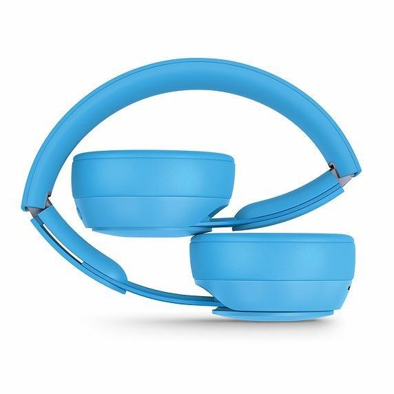 Beats Solo Pro Light Blue Wireless Noise-Cancelling On-Ear Headphones, , large image number 3