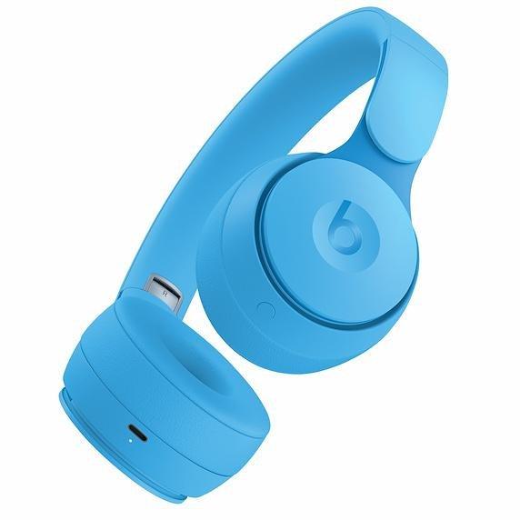 Beats Solo Pro Light Blue Wireless Noise-Cancelling On-Ear Headphones, , large image number 4