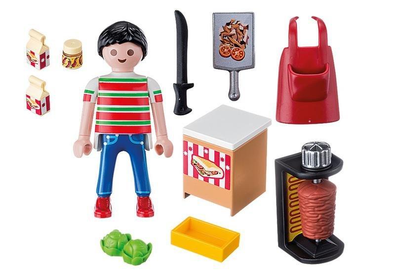 Playmobil Kebab Vendor, , large image number 1