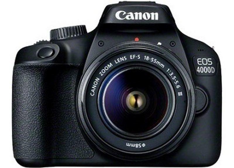 Canon EOS 4000D DSLR Camera + EF-S 18-55mm III Lens + 16GB Card + Case + Canon Academy, , large image number 0
