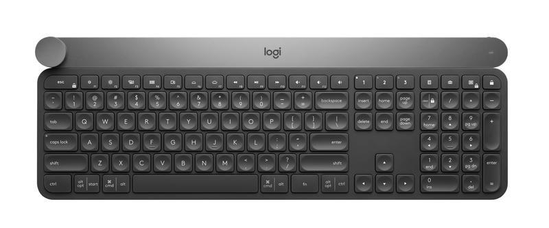 Logitech Craft Advanced Wireless/Bluetooth Keyboard with Creative Input Dial - (US International), , large image number 0