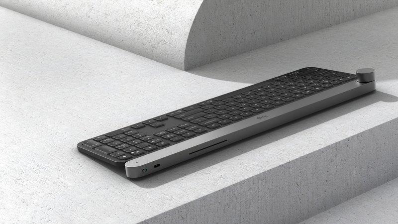 Logitech Craft Advanced Wireless/Bluetooth Keyboard with Creative Input Dial - (US International), , large image number 1