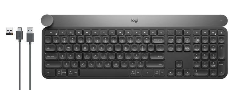 Logitech Craft Advanced Wireless/Bluetooth Keyboard with Creative Input Dial - (US International), , large image number 5