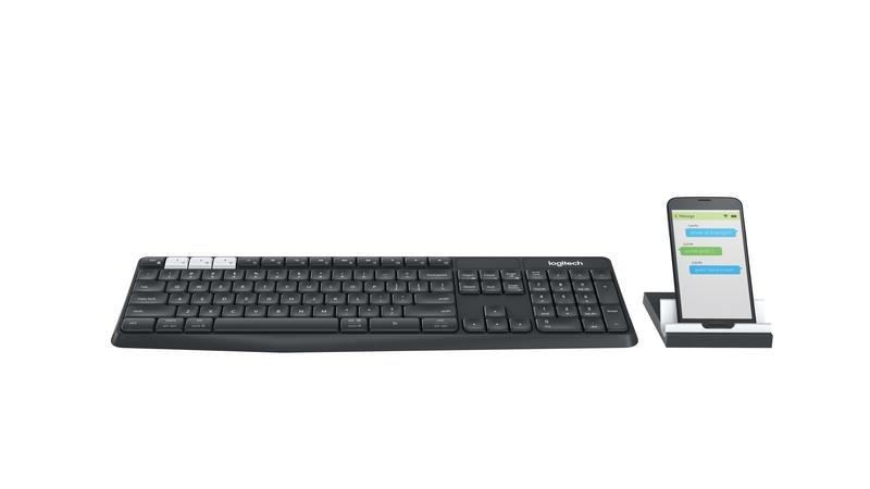 Logitech K375S Multi-Device Wireless Keyboard and Stand Combo, , large image number 2