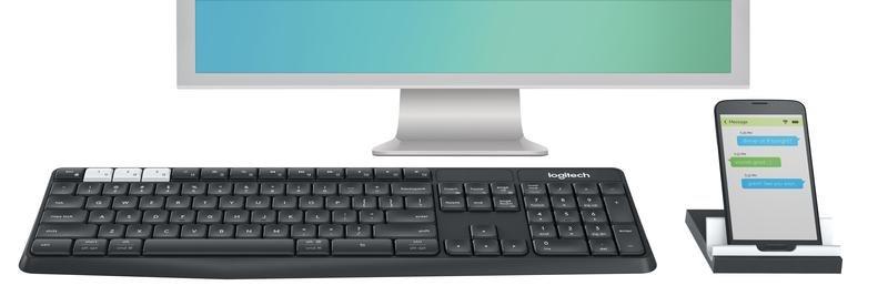 Logitech K375S Multi-Device Wireless Keyboard and Stand Combo, , large image number 3