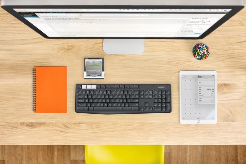 Logitech K375S Multi-Device Wireless Keyboard and Stand Combo, , large image number 8