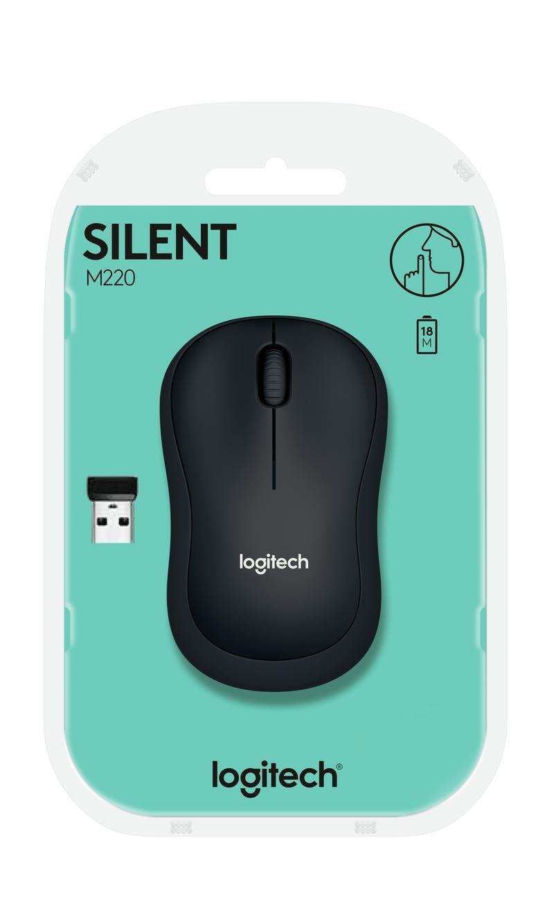 Logitech 910-004878 M220 SILENT Wireless Optical Mouse Charcoal, , large image number 5