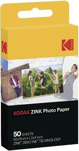 Kodak 2x3 Premium Zink Photo Paper (50 Sheets) Compatible with