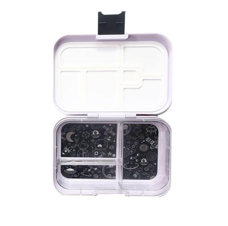 Munchbox Mega3 Milky Way White/Black Lunchbox, , large image number 1