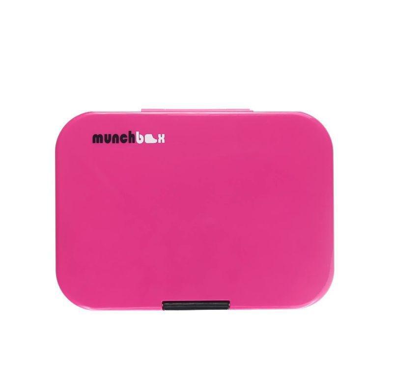 Munchbox Mega4 #Fuschia Tint Pink/Black Lunchbox, , large image number 0