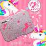MUNCHBOX - Munchbox Sparkle Pink Maxi6 Clear Tray Pink Lunchbox