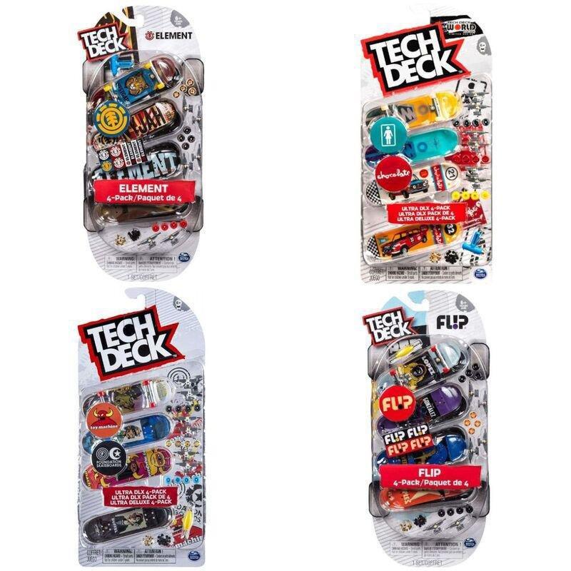 Tech Deck Fingerboard 4-Pack Multipack (Assortment - Includes 1), , large image number 0
