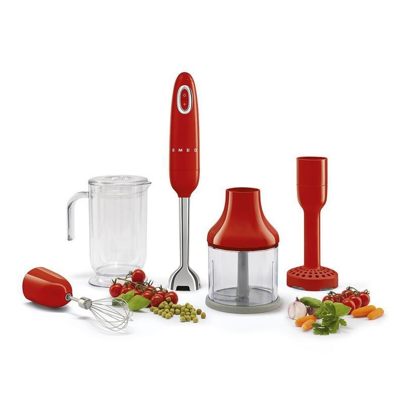 SMEG Hand Blender with Accessories Red, , large image number 1