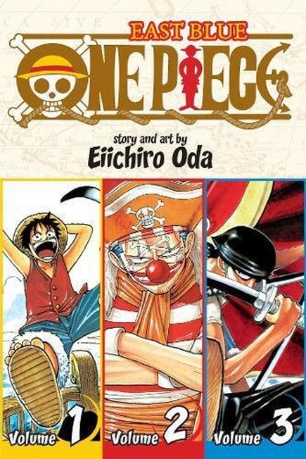 SIMON & SCHUSTER USA - One Piece East Blue (Vol.1-2-3) | Eiichiro Oda
