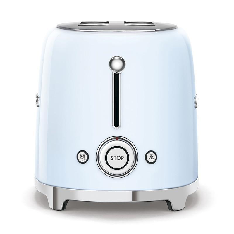SMEG 2 Slice Toaster 50's Retro Style Pastel Blue, , large image number 2