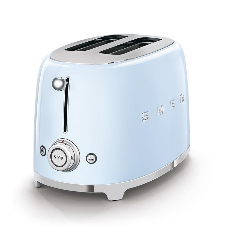 SMEG 2 Slice Toaster 50's Retro Style Pastel Blue, , large image number 3