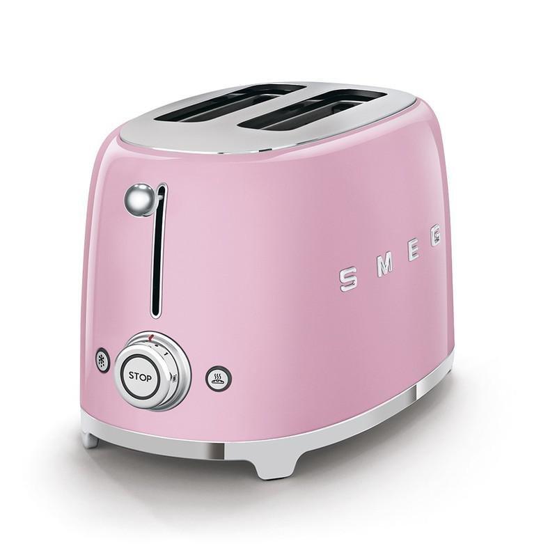SMEG 2 Slice Toaster 50's Retro Sytle Pink, , large image number 1