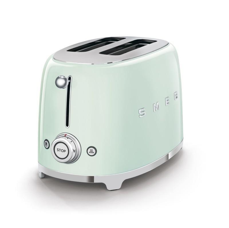 SMEG 2 Slice Toaster 50's Retro Style Pastel Green, , large image number 1