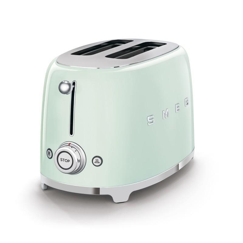 SMEG - SMEG 2 Slice Toaster 50's Retro Style Pastel Green