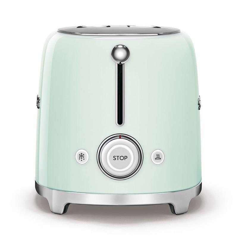 SMEG 2 Slice Toaster 50's Retro Style Pastel Green, , large image number 2