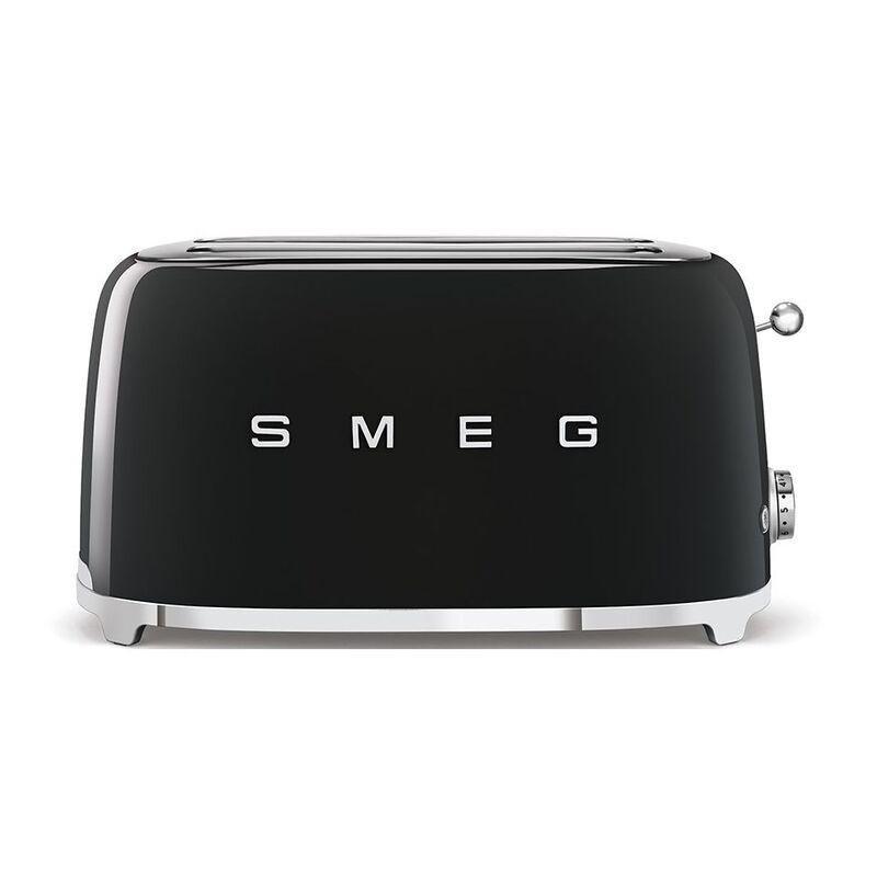 SMEG 4 Slice Toaster 50's Retro Style Black, , large image number 0