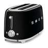 SMEG - SMEG 4 Slice Toaster 50's Retro Style Black