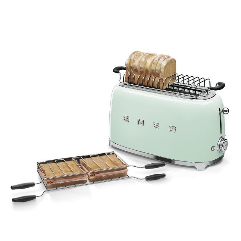 SMEG 4 Slice Toaster 50's Retro Style Pastel Green, , large image number 1
