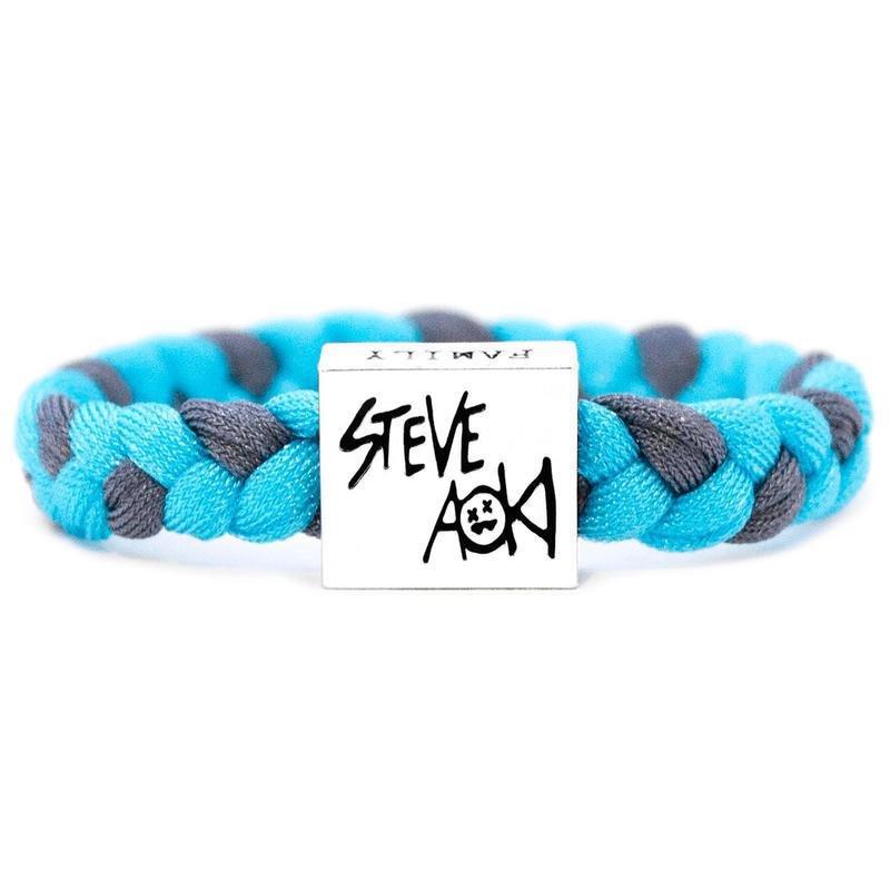 Electric Family Steve Aoki Light Blue/Grey Bracelet, , large image number 0