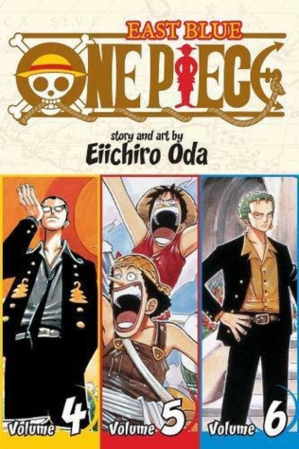 SIMON & SCHUSTER USA - One Piece East Blue (Vol.4-5-6) | Eiichiro Oda