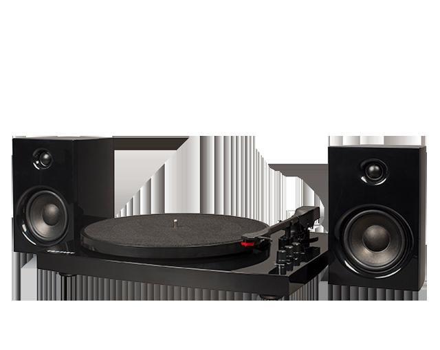Crosley T100 Turntable System with Speakers (Pair) - Black, , large image number 2