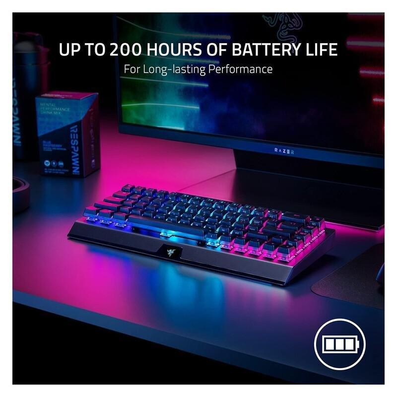 Razer BlackWidow V3 Mini HyperSpeed - Phantom Edition Mechanical Gaming Keyboard - Green Switch - Phantom Keycaps (US English), , large image number 5