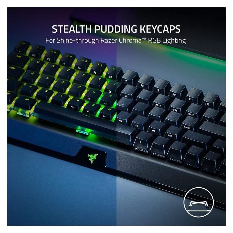 Razer BlackWidow V3 Mini HyperSpeed - Phantom Edition Mechanical Gaming Keyboard - Green Switch - Phantom Keycaps (US English), , large image number 6