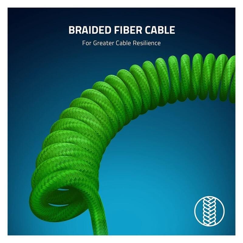 Razer PBT Keycap + Coiled Cable Upgrade Set Quartz Pink US/UK, , large image number 1