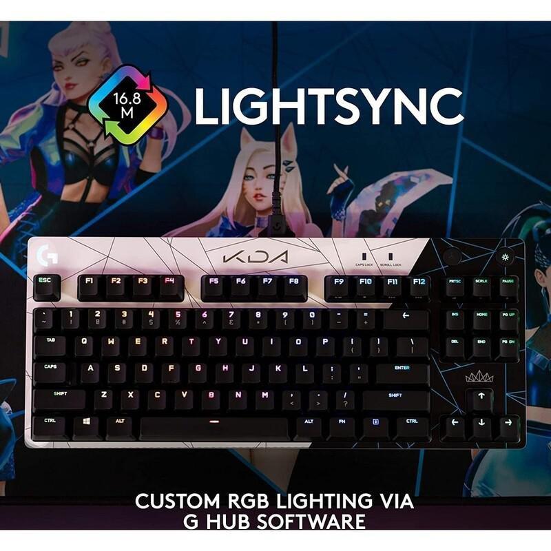 Logitech G Pro K/DA Mechanical Gaming Keyboard, , large image number 1